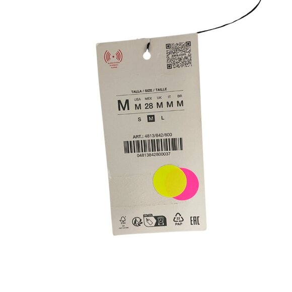 Zara Womens Lace Combination Jumpsuit Romper M Medium Black Tie 4813/842 NWT - Picture 5 of 15